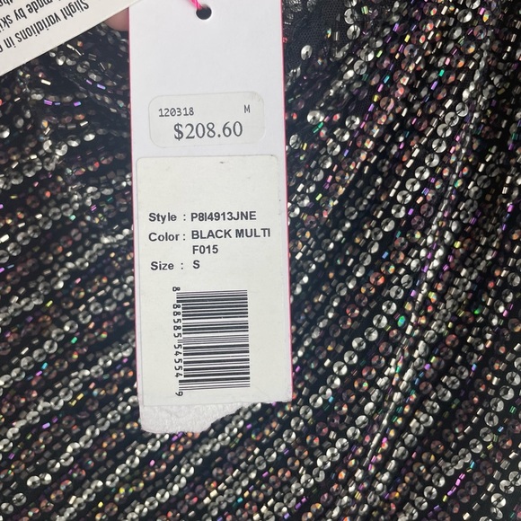 Parker Silver Sequin Camisole Top with NWT - Picture 4 of 7